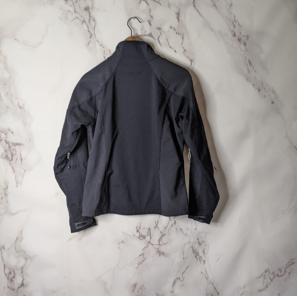🖤 Marmot black softshell windbreaker jacket with pit zips - Picture 4 of 6